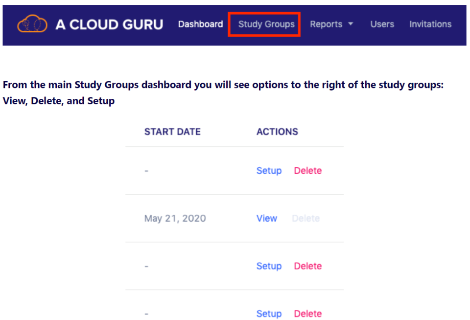screenshot of A Cloud Guru